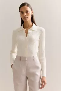 NWT Trenery Cot/Cashmere Blend Long Sleeved Knit - XXL - Picture 1 of 4
