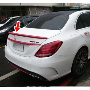 Unpainted Fit For Mercedes Benz W205 4DR A Style Trunk Spoiler C200 C300 - Picture 1 of 5