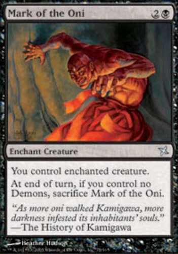 MTG - Mark of the Oni - Betrayers of Kamigawa - NM, English Magic FLAT RATE SHIP - Image 1 of 1