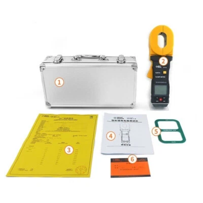 ST4100 500ohms Earth Clamp Meter Grounding Resistance Tester with  LCD Display - Image 1 of 2