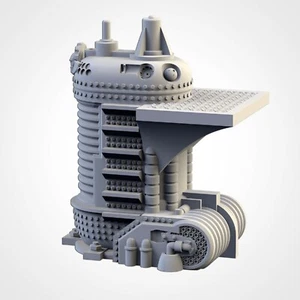 SECTOR MECHANICUS - ¡Turbina vertical! Txarli Factory Terrain Scenery - RPG 28 mm - Imagen 1 de 2