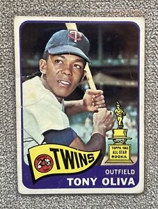 1965 Topps Tony Oliva Minnesota Twins RC Rookie Cup #340