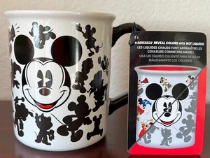 Disney Parks Mickey Mouse Icon 28 Color Changing Coffee Stoneware 17 oz Mug NEW - Picture 1 of 5