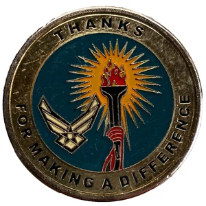 Challenge Coin Challenge Coin Hidden Heroes USAF Air Force Europe Military VTG - Picture 1 of 6