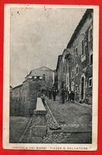 ORICOLA DEI MARSI-PIAZZA S. SALVATORE-ANIMATA-FPV 1938-L'AQUILA