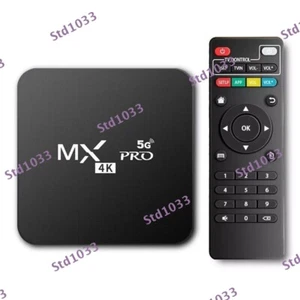Android 13.0 WIFI 6 Quad Core 4K UHD Media Stream Player MXQ PRO Smart TV Box - Picture 1 of 4
