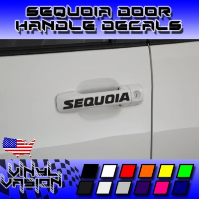 4x Door Handle Decal Sticker for Sequoia Toyota TRD Sport Platinum SR5 Limited - Image 1 of 3