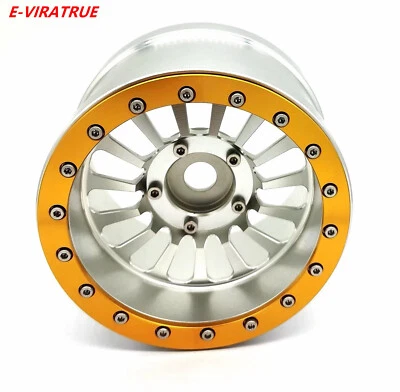 E-VIRATRUE 3.8''Aluminum Bead Lock Wheel For Proline/TRAXXAS Tire  1pcs - Image 1 of 3