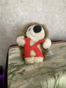 Russ Berrie & Co Leafy Lane | Hedgehog | 'K’ | Plush Soft Toy With Tags - Picture 1 of 4