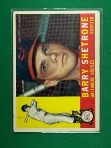 1960 Topps Baseball Gray Back #348 Barry Shetrone - Picture 1 of 2