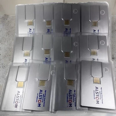 Lote de 12 unidades flash estilo tarjeta de crédito Leeds 1690-66SL 2GB - marca Alstom Foto 1 de 4