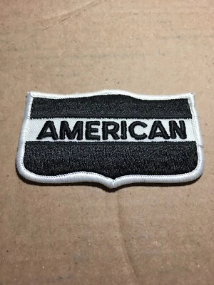 American Sew On Patch USA America Crest Black White - Image 1 of 4