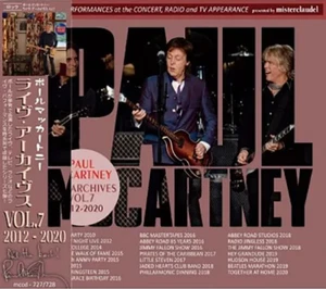 PAUL McCARTNEY / LIVE ARCHIVES Vol.7 (2CD) Shipping Free NEW - Imagen 1 de 2