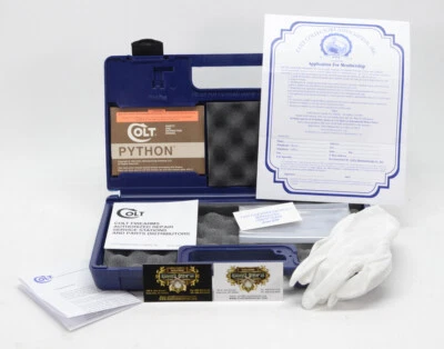 Colt Python Box, OEM Case 1990 Manual, And More!  - Image 1 of 4