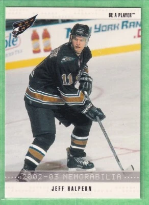 2002-03 In the Game Be A Player Memorabilia #64 Jeff Halpern Washington Capitals - Image 1 of 2