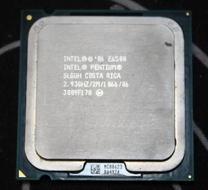 Intel Pentium E6500 2.93ghz Dual Core Socket LGA775 Processor SLGUH - Picture 1 of 2