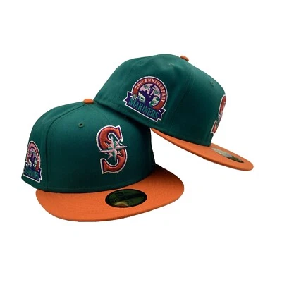 Seattle Mariners 30Th Anniversary New Era59Fifty fitted cap hat - Image 1 of 4