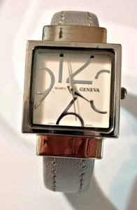 GENF QUARZ MANSCHETTENUHR JAPAN MOVT - Bild 1 von 5