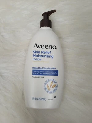 Loción hidratante Aveeno Skin Relief para piel sensible muy seca 18 fl. OZ 1PK Foto 1 de 4