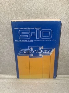 1988 Chevrolet Owners Manual S-10 Pickup Truck Manual No. 15547762B VGUC - Picture 1 of 5