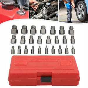 25 Piece Damaged Screw Extractor Remover Set for Multi Spline Screws and Bolts - Picture 1 of 13