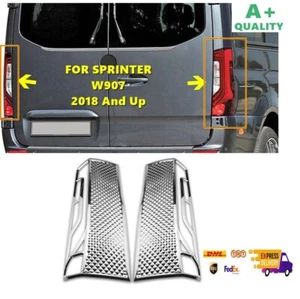 For Mercedes Sprinter W907 Chrome Stop Frame 2 Pcs ABS. Model 2018 and Up - Bild 1 von 3