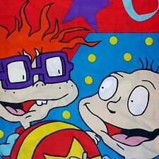 Vintage 1997 Rugrats Pillowcase 19 x 29 Chuckie and Tommy, Angelica and Spike