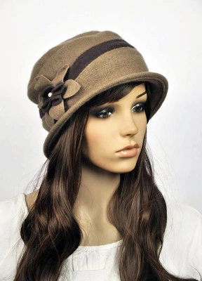 M81 Lindo Contraste Color Floral Cloche Para Mujer Gorro Ala Sombrero Gorra 6 Colores Foto 1 de 4