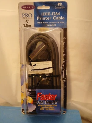 Belkin IEEE 1284 PRINTER CABLE NEVER OPENED - Image 1 of 3