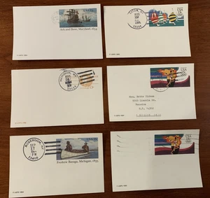 US FD Postkarte: 1984 - Arche & Dove MD, Olympiade, Frederic Baraga MD [10-17 - Bild 1 von 6