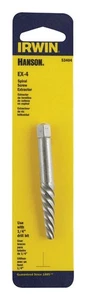 Irwin 53404 Hanson Carbon Steel Spiral Screw Extractor 6 in (3-PACK) - Picture 1 of 2