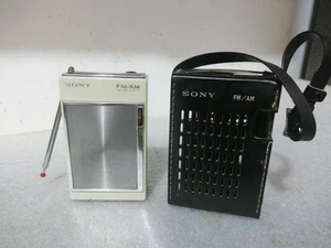 Sony 3F-61W AM/FM Transistorradio funktionstüchtig - Gehäuse, Gurt Japan 1967 Ära - Bild 1 von 4