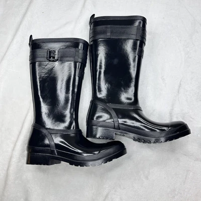 Botas informales negras para mujer Sperry Walker Atlantic Rain STS82562 talla 5 ~ nuevas sin caja Foto 1 de 4