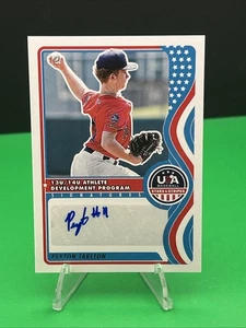 Peyton Tarlton 2025 Panini USA Stars & Stripes #NTS-PT Auto MINT 🔥⚾️🔥 - Picture 1 of 7