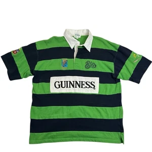 Vintage Guinness Rugby Shirt Herren XL Hong Kong gestreift WM 03 Dublin Jack - Bild 1 von 9