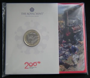 2025 200 YEARS OF THE MODERN RAILWAY £2 TWO POUND BU COIN PACK - IN STOCK - Picture 1 of 3