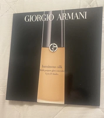 Giorgio Armani Luminous Silk Foundation 4 Sample Packettes (2, 5.5, 8, 14)#RA-39 - Image 1 of 2