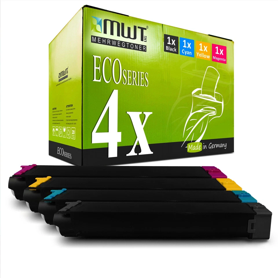 4x Toner f�r Sharp MX-B401 MX-B400P MX-C401 MX-C381 MX-B400 MX-C400P CMYK - Bild 1 von 4