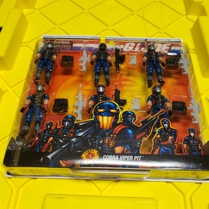 2006 GI JOE Cobra Viper Pit 6 pack Set NEW Army Builder 6 Figures - Picture 1 of 6