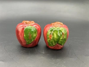 Vintage Franciscan Apple Pattern Salt & Pepper Shakers 2" - Picture 1 of 8