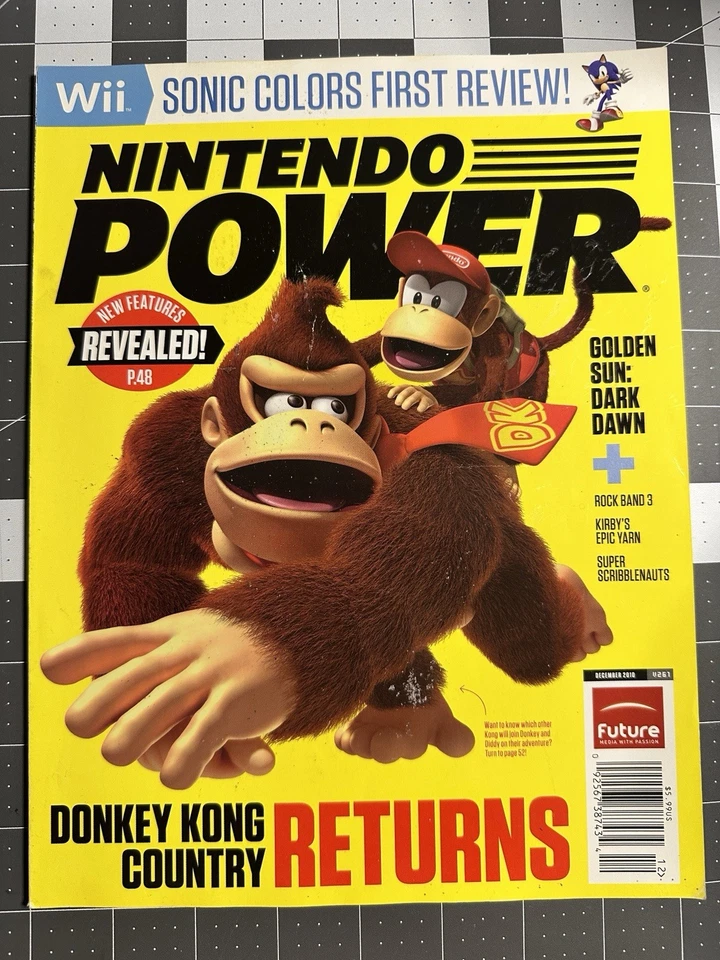 Nintendo Power Magazine No 261 Donkey Kong Country 2010 редкая, издание NewsStand - Изображение 1 из 2