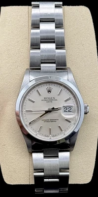 Rolex Oyster Perpetual Date 34 mm acero inoxidable - modelo 15200 usado Foto 1 de 4