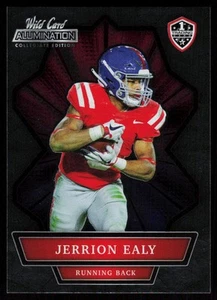 2021 Wild Card Alumination NIL Jerrion Ealy #ANBC-39 FOOTBALL Ole Miss Rebels - Picture 1 of 2