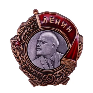 Order of Lenin Communist Labour Worker Award Brooch Pin Badge USSR Soviet Medal - Picture 1 of 5