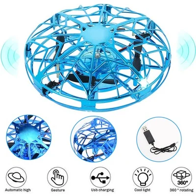 Mini Induktions Drohne UFO Fliegen Flugzeuge RC Drohne Spielzeug Geschenk Kinder - Bild 1 von 4