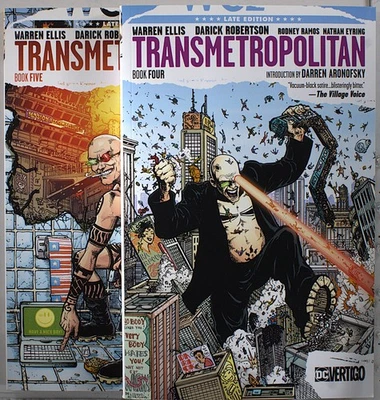 Transmetropolitan books 4 & 5, rare/out of print, first print, nm condition - Image 1 of 4