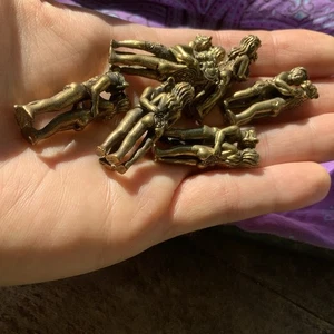 Figural Thai Erotic Fertility Tiger Nude Pendant Thailand - Foto 1 di 10