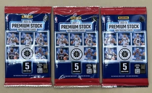 (LOT OF 3) 2023-24 PANINI PREMIUM STOCK NBA TRADING CARD PACKS - Picture 1 of 2