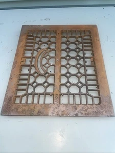 Cast Furnace Grate Used Vintage 11.5 X 13.5” - Picture 1 of 4