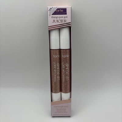 NIB! TARTE Maracuja Juicy Lip Plump Best Sellers Duo Limited Edition Lipgloss - Image 1 of 4